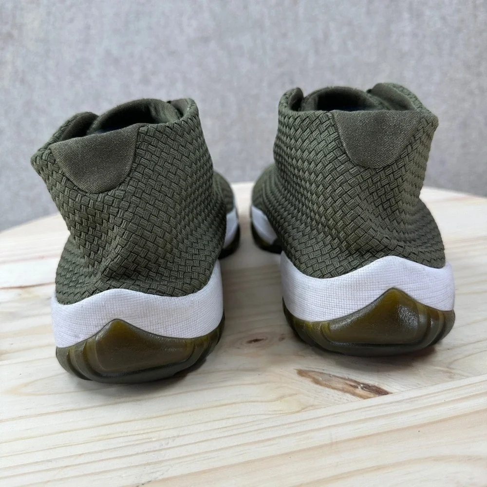 Air Jordan Future Iguana Green‎ 656503-201 Mens 2014 Rare Woven Sneakers SZ 15